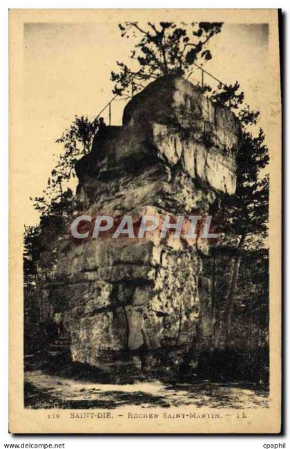CPA Saint Die Rocher Saint Martin