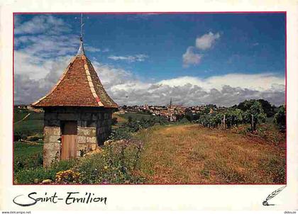 Carte Postale - 33 - Saint Emilion - Saint-Emilion dans les vignes - Flamme Postale - CPM - Voir Scans Recto-Verso - Pos