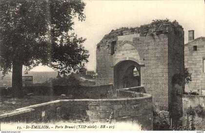 CPA Saint Emilion Porte Brunel