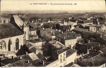 CPA Saint Emilion Vue Generale