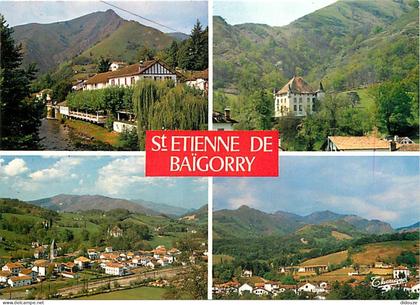 64 - Saint Etienne de Baigorry - Multivues - Flamme Postale de Saint Etienne de Baigorry - CPM - Voir Scans Recto-Verso