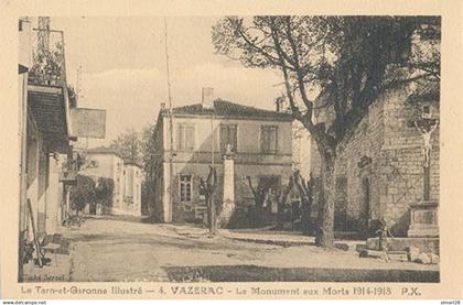 VAZERAC - N° 4 - LE MONUMENT AUX MORTS 1914-1918