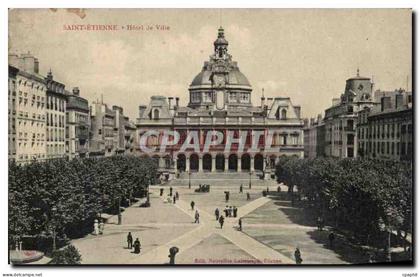 Saint Etienne - Hotel de Ville - CPA