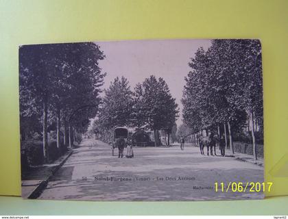 SAINT-FARGEAU (YONNE) LES DEUX AVENUES.