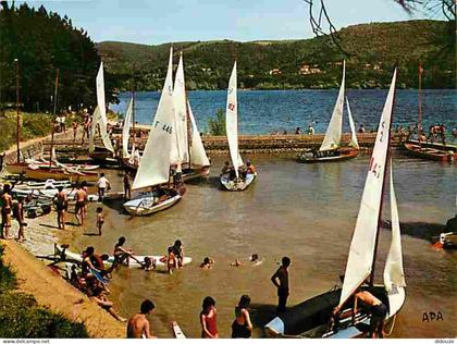 Carte Postale - 31 - Saint Ferreol - Bassin de Saint Ferreol - Les Régates - Préparatifs avant le départ - Voiles - CPM