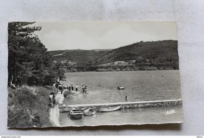 Cpsm, bassin de Saint Ferreol, l'embarcadère, Haute Garonne 31