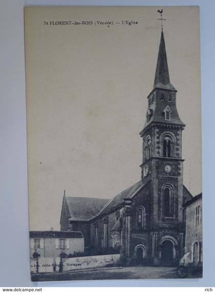 CPA 85 Vendée - St Florent des Bois - l'Eglise