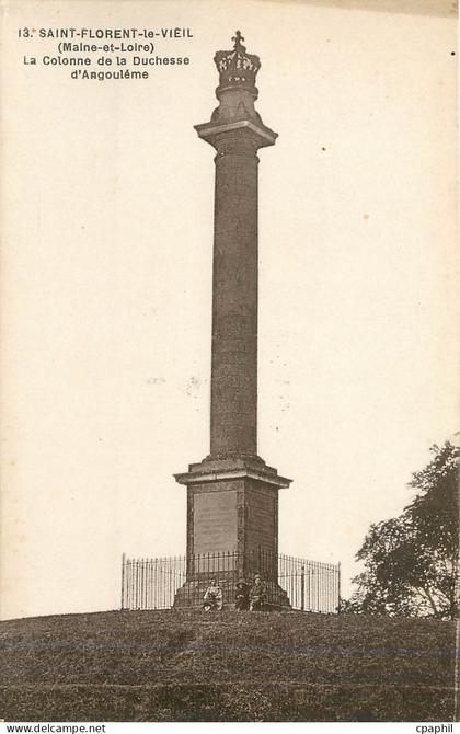 CPA Saint Florent le Vieil Maine et Loire La Colonne de la Duchesse d'Angouleme