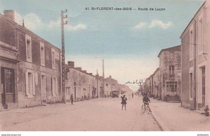 VENDEE  SAINT FLORENT DES BOIS  route de Luçon