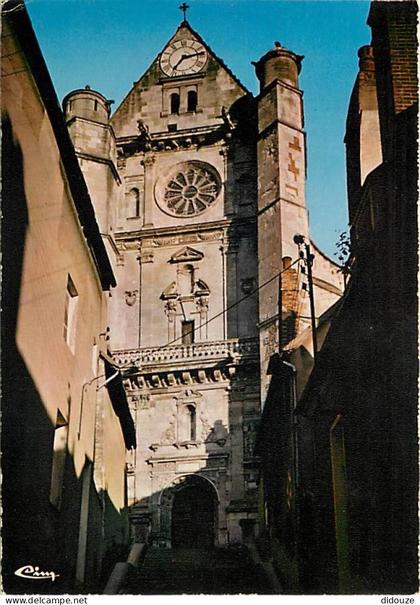 Carte Postale - 89 - Saint Florentin - L'église - La façade - Flamme Postale de Saint Florentin - CPM - Voir Scans Recto
