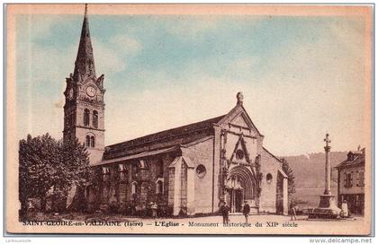 38 SAINT GEOIRE EN VALDAINE - l'église