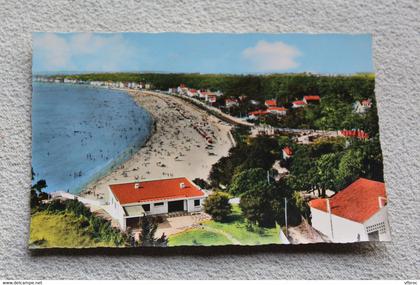 Cpsm 1964, saint Georges de Didonne, la plage de Vallières, Charente maritime 17