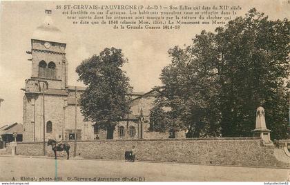 CPA Saint Gervais d'Auvergne 63/163