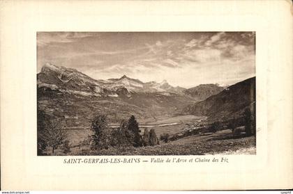 CPA Saint Gervais les Bains Vallee de L Arue et Chaine des