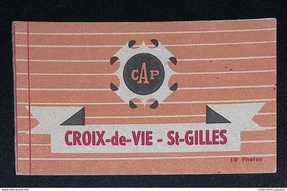 cp, 85, Croix de vie - St Gilles, ed. Cap, CARNET DE 10 CARTES POSTALES