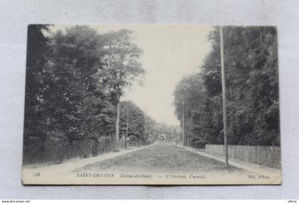 Saint Gratien, l'avenue Carnot, Val d'Oise 95
