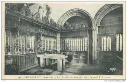 29 - SAINT-HERBOT - La Chapelle de Saint-Herbot - Le Jubé XVIe siècle