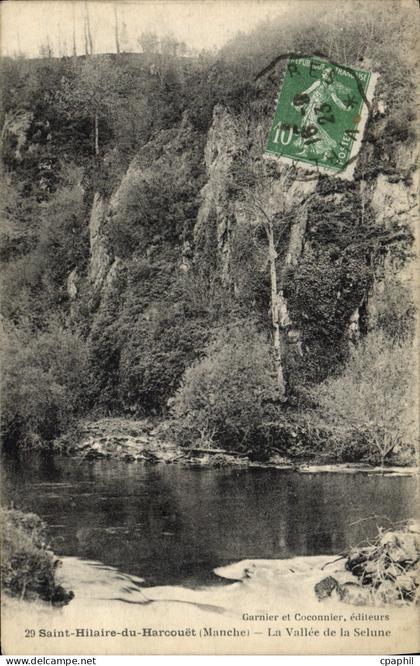 CPA Saint Hilaire Du Harcouet La Vallee De La Selune