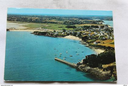 Cpm 1970, Saint Jacut de la mer, le port et vue générale, Cotes d'Armor 22