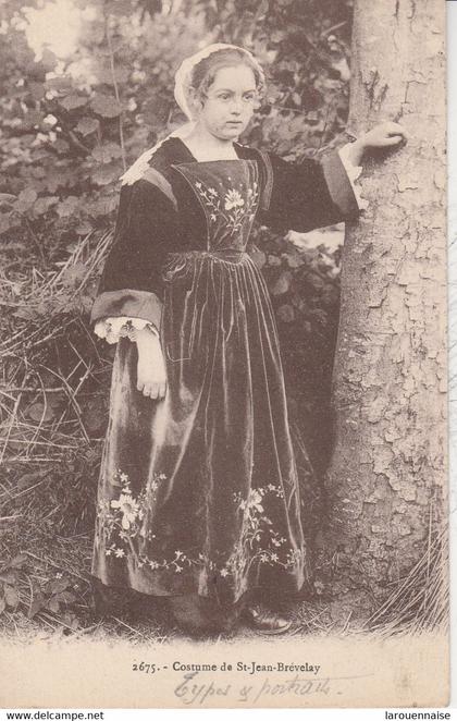 56 - SAINT JEAN DE BREVELAY - Costume de St Jean de Brévelay