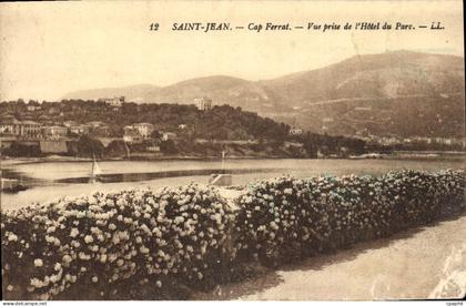 CPA Saint Jean Cap Ferrat Vue prise de l'Hotel de Parc