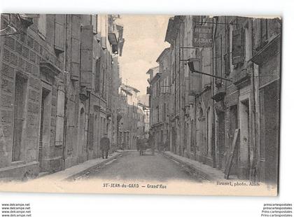 CPA 30 Saint Jean du Gard Grand Rue