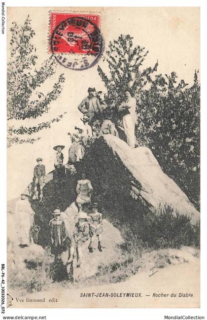 BBLP6-0492-42 - SAINT-JEAN-SOLEYMIEUX - Rocher du diable
