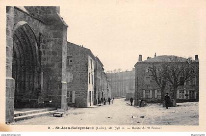 SAINT JEAN SOLEYMIEUX - Route de Saint Bonnet - très bon état