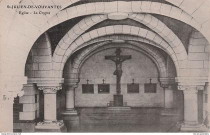 44 SAINT JULIEN DE VOUVANTES EGLISE LA CRYPTE