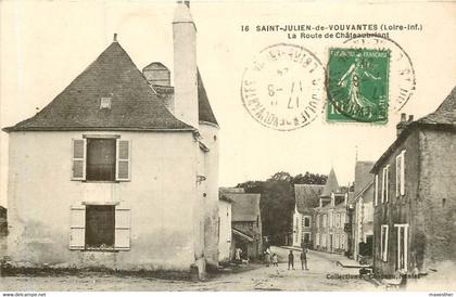 SAINT JULIEN DE VOUVANTES la route de Chateaubriant