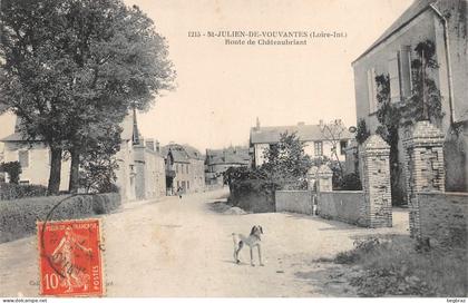 SAINT JULIEN DE VOUVANTES    ROUTE DE CHATEAUBRIANT