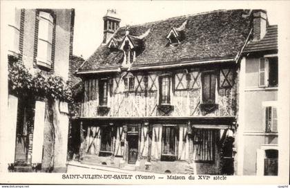 (Yonne) Saint -Julien-Du-Sault- Maison du XVI siecle- CPA