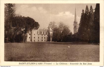 Saint Julien sur l'ars CPA Le chateau Souvenir du roi Jean