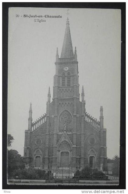 60 Saint-Just-en-Chaussée eglise D60D K60581K C60581C RH045078