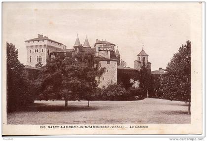 69. saint laurent de chamousset. le chateau