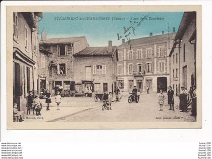SAINT LAURENT DE CHAMOUSSET place de la Courdenie