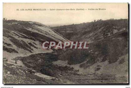 CPA Les Alpes Mancelles Saint Leonard des Bois Sarthe Vallee de Misere