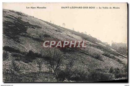CPA Saint Leonard Des Bois La Vallee de Misere