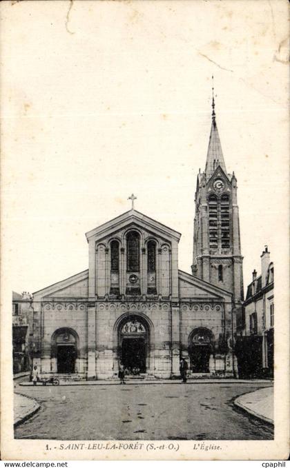 CPA Saint Leu la Foret L'eglise