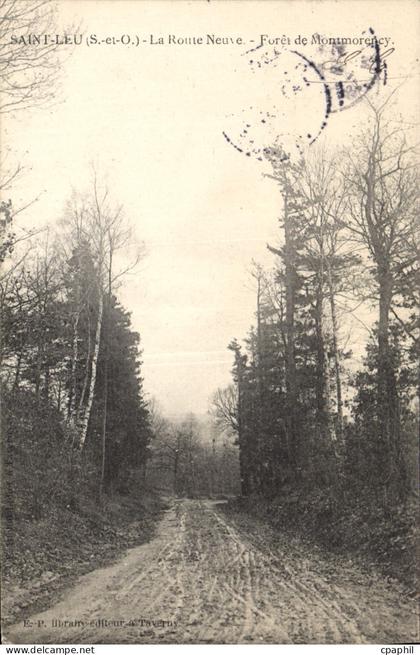 CPA Saint Leu La Route Neuve Foret De Montmorency