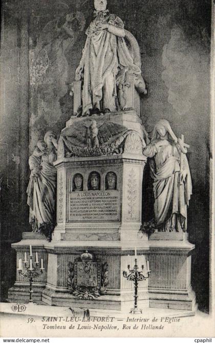 Saint Leu la Foret CPA Interieur de l'eglise Tombeau de louis Napoleon Roi de Hollande