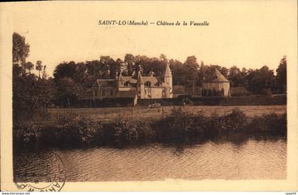 CPA Saint Lo Chateau De La Vaucelle