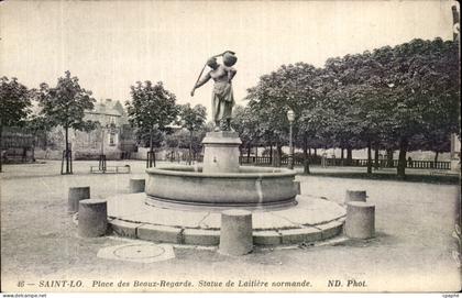 Saint Lo - Place des Beaux Regards - CPA