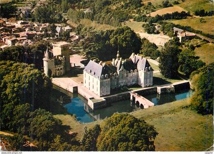 CPM St Loup sur Thouet (Deux Sevres) Vue Aerienne Le Chateau (XIVe XVIIe S)