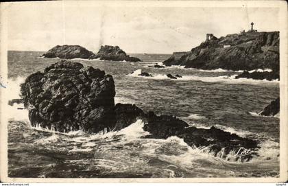 CPA Cote d'Emeraude Saint Lunaire Fointe du Decolle