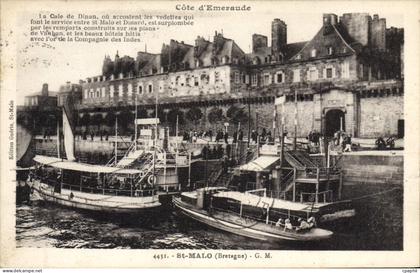CPA Saint Malo Bretagne Bateaux