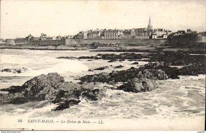 Saint Malo CPA La greve de Malo