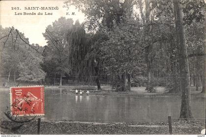CPA Saint Mande Les Bords du Lac