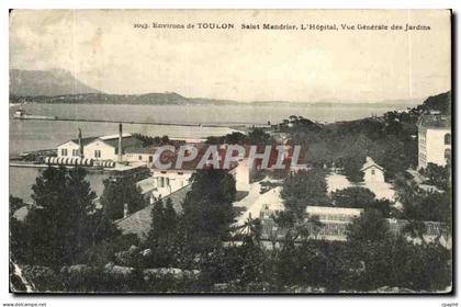 Environs de Saint Mandrier CPA L'hopital vue generale des jardins