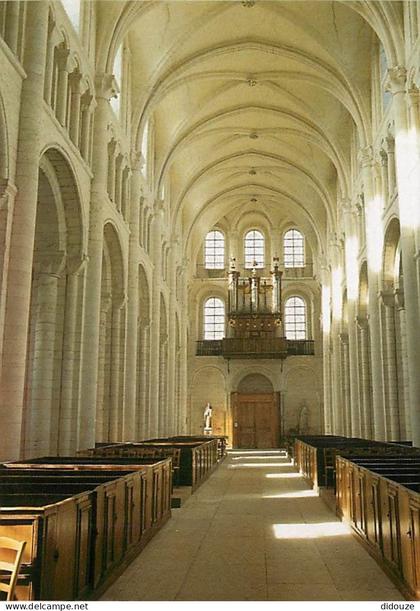 Carte Postale - 76 - Saint Martin de Boscherville - Abbaye Saint-Georges - Nef et orgue - Carte Neuve - CPM - Voir Scans
